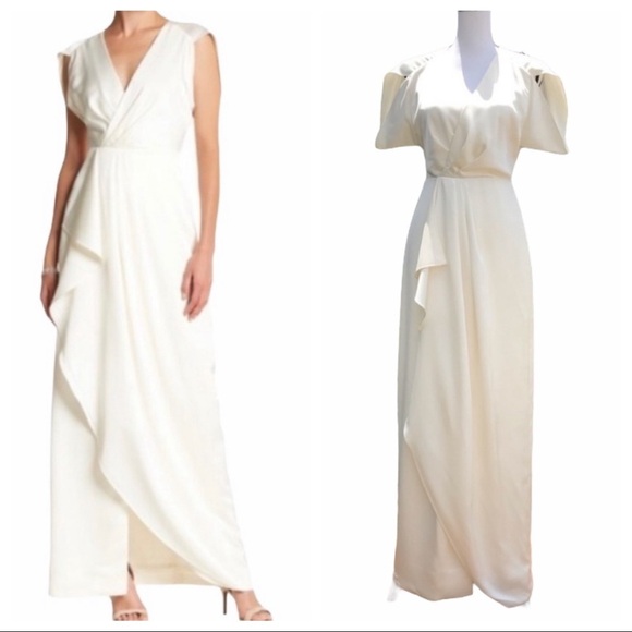 J Crew Adrianne Ruffle Wedding Dress Size 2 - Picture 3 of 11